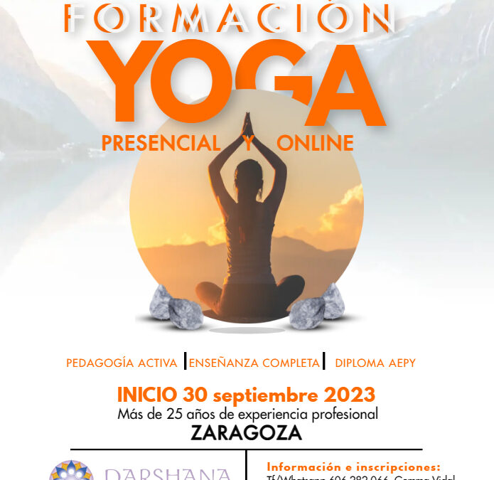Curso formación Profesor@s Yoga Zaragoza PRESENCIAL u ONLINE – Sábado 30 septiembre